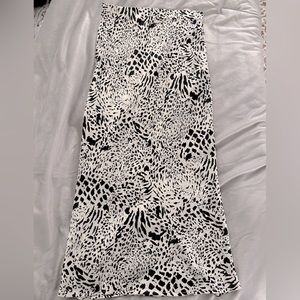 F21 white animal print midi/long skirt! Super cute and lightweight.